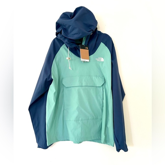 The North Face Other - The North Face men’s Two-Tone Windbreaker Jacket - Teal & Navy NWT size L